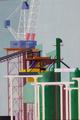 Cranes, Thames-side by Richard Harold Redvers Taylor
